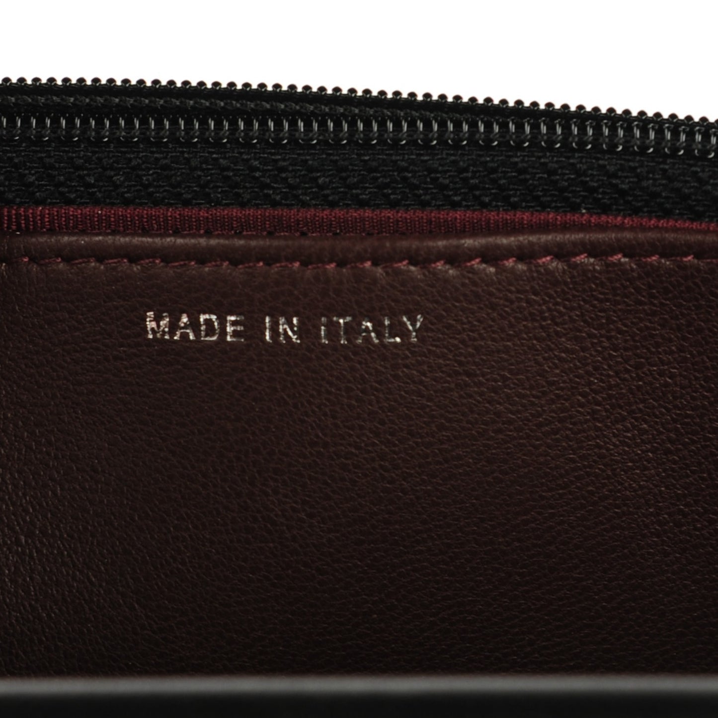 Aged Calfskin Reissue Wallet On Chain WOC Black