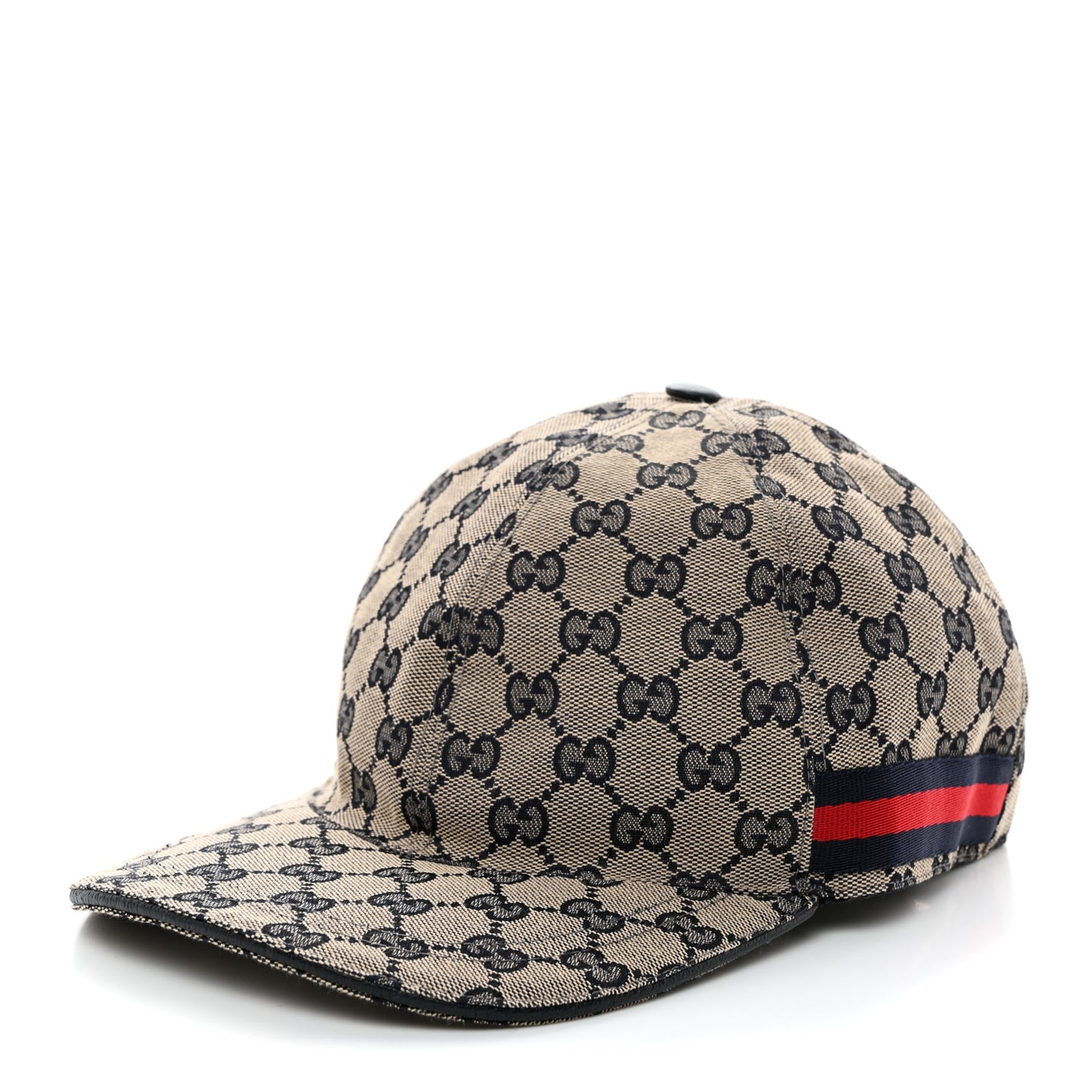 Monogram Web Baseball Hat XL Beige Blue