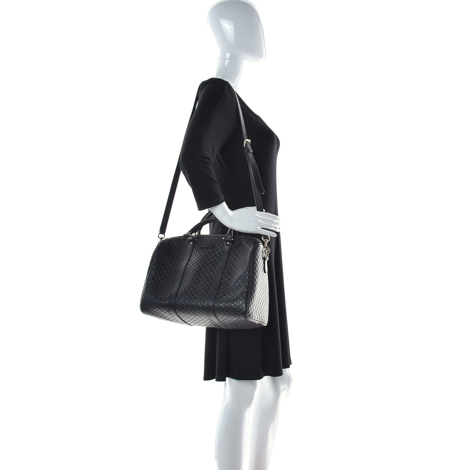 Gucci Microguccissima Medium Joy Boston Black 3 of 17