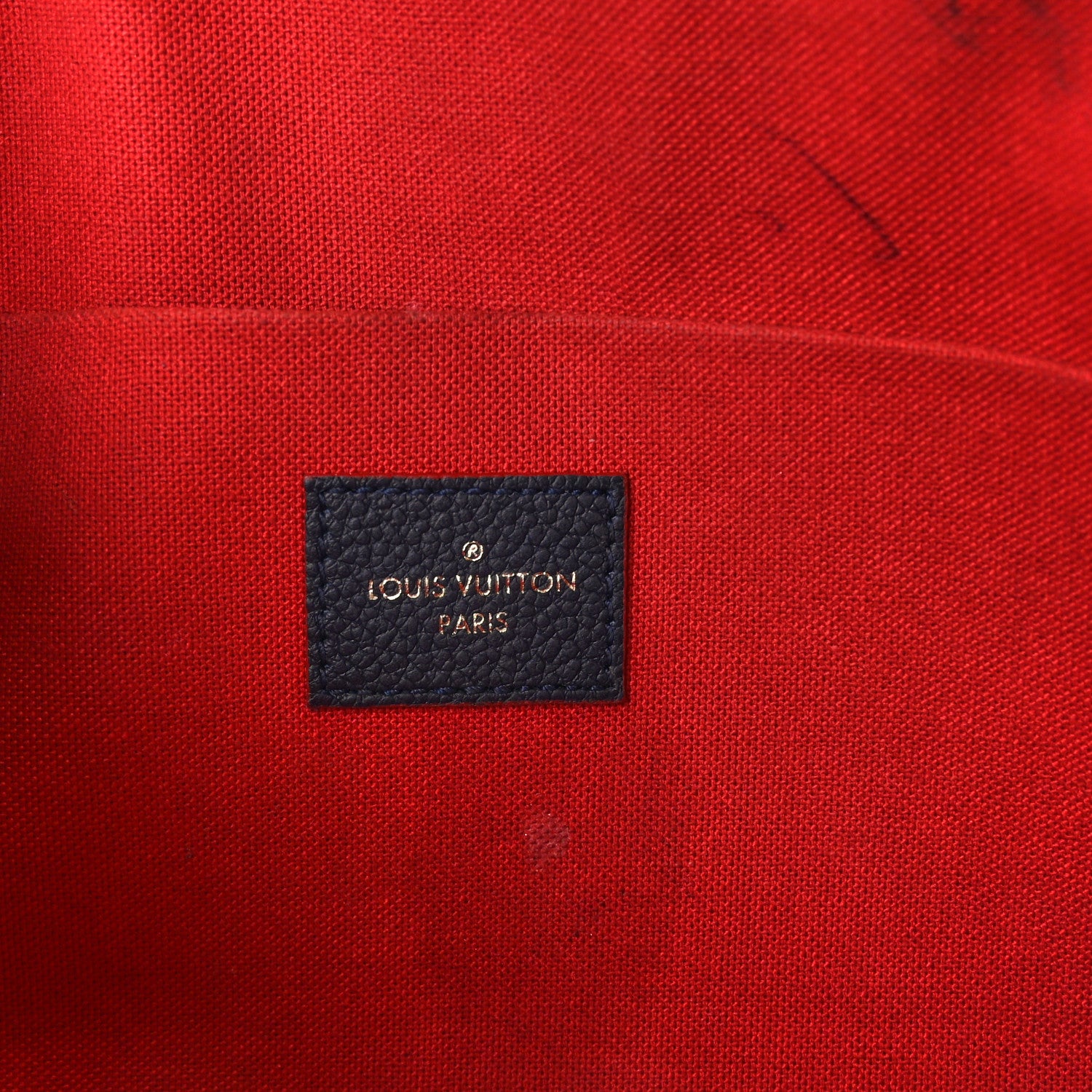 Louis Vuitton Empreinte Pochette Felicie Chain Wallet Marine Rouge 9 of 17