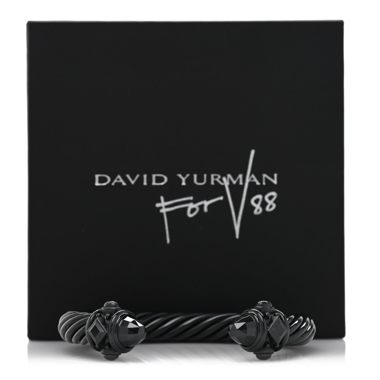 Aluminum 10mm Renaissance Cable Bracelet Black