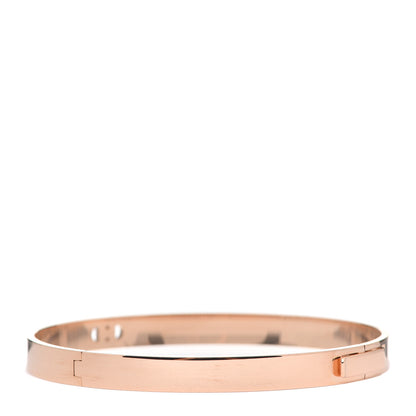 Hermes 18K Rose Gold Diamond PM H D'Ancre Bracelet SH 3 of 6