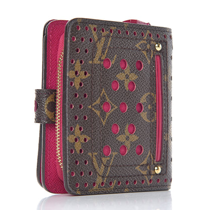 Louis Vuitton Monogram Perforated Compact Zipped Wallet Fuchsia 3 of 7