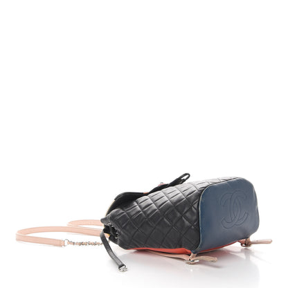 Chanel Lambskin Quilted Small Cuba Urban Spirit Backpack Black 3 of 9
