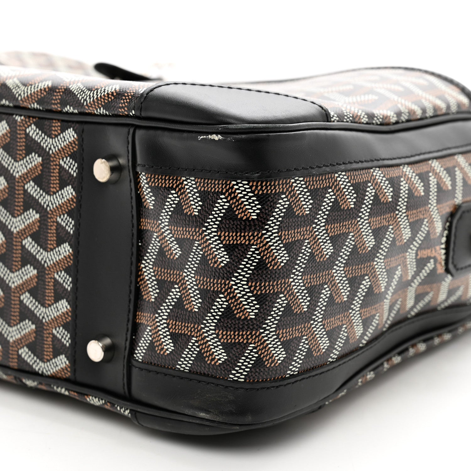 Goyard Goyardine Ambassade MM Briefcase Black 8 of 8