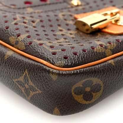 Louis Vuitton Monogram Perforated Pochette Accessories Bag Fuchsia 9 of 10