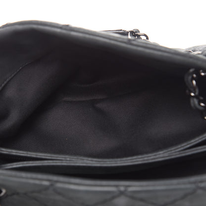 Chanel Iridescent Calfskin Medium Just Mademoiselle Bowler Black 7 of 11