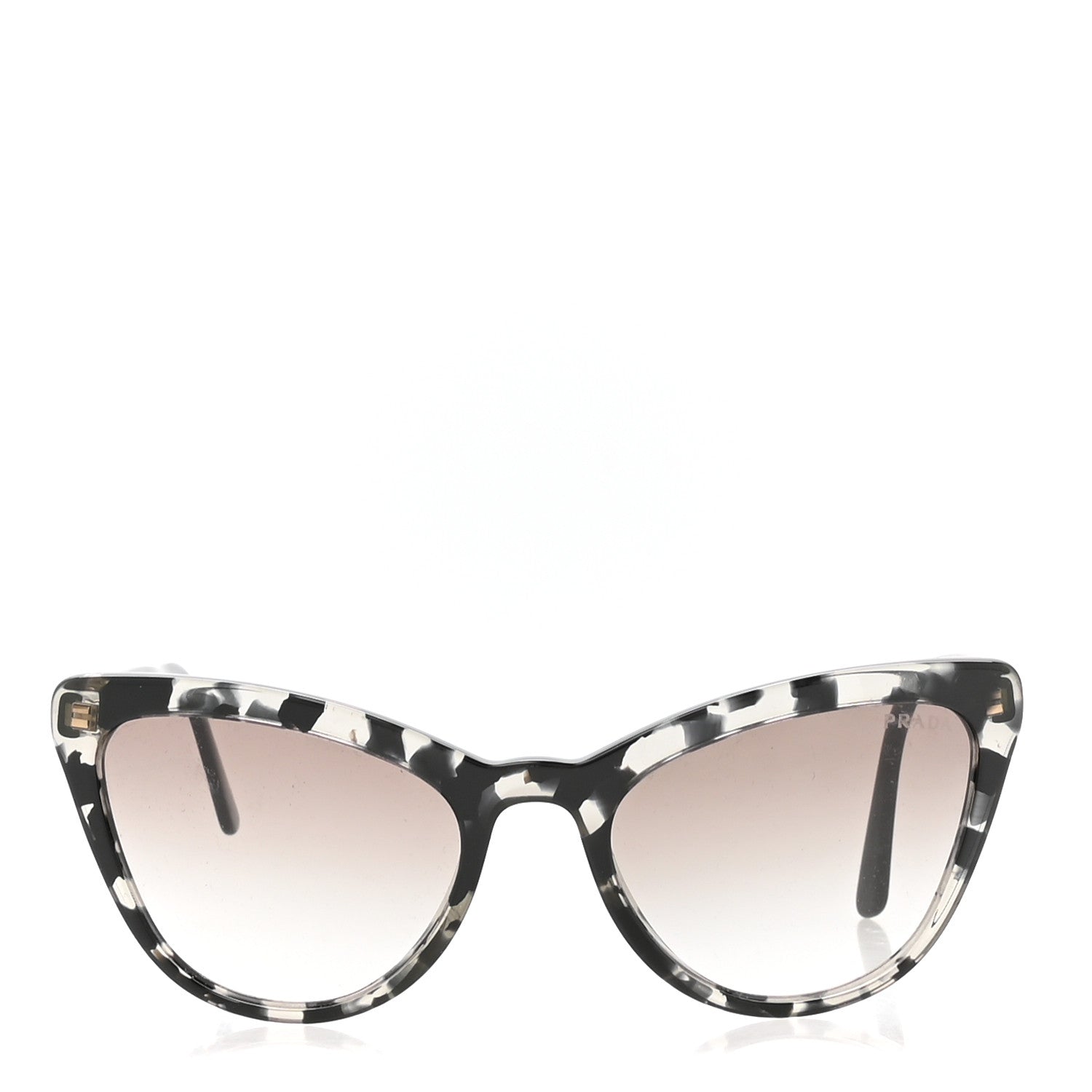 Prada Acetate Cat Eye Sunglasses SPR 01V Grey 2 of 8