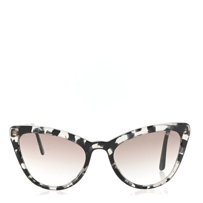 Prada Acetate Cat Eye Sunglasses SPR 01V Grey 2 of 8