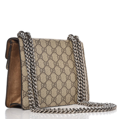 Gucci GG Supreme Monogram Mini Dionysus Shoulder Bag Taupe 3 of 7
