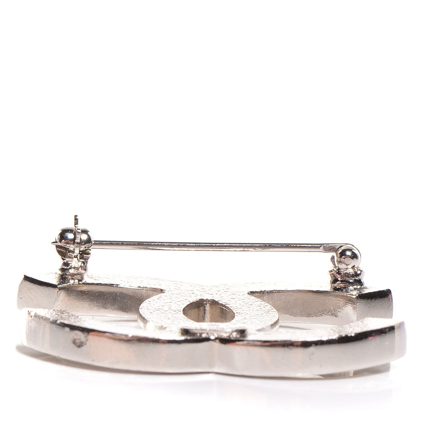 Crystal CC Brooch Silver