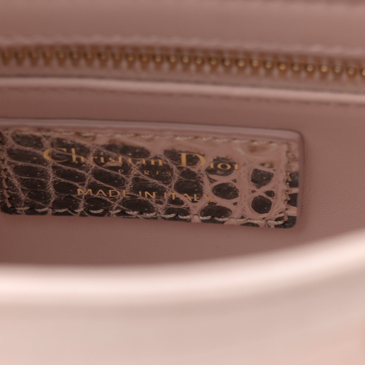 Christian Dior Niloticus Crocodile Himalaya Mini Lady Dior Rose 6 of 10