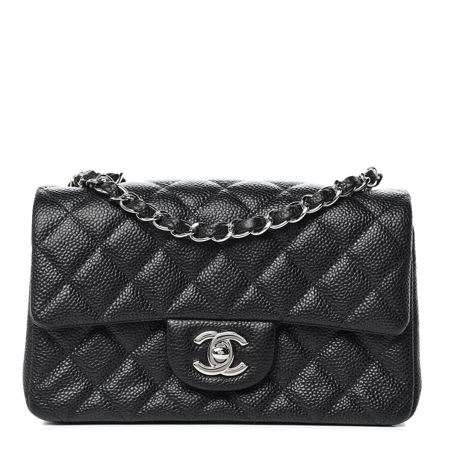 Chanel Caviar Quilted Mini Rectangular Flap Black 1 of 10