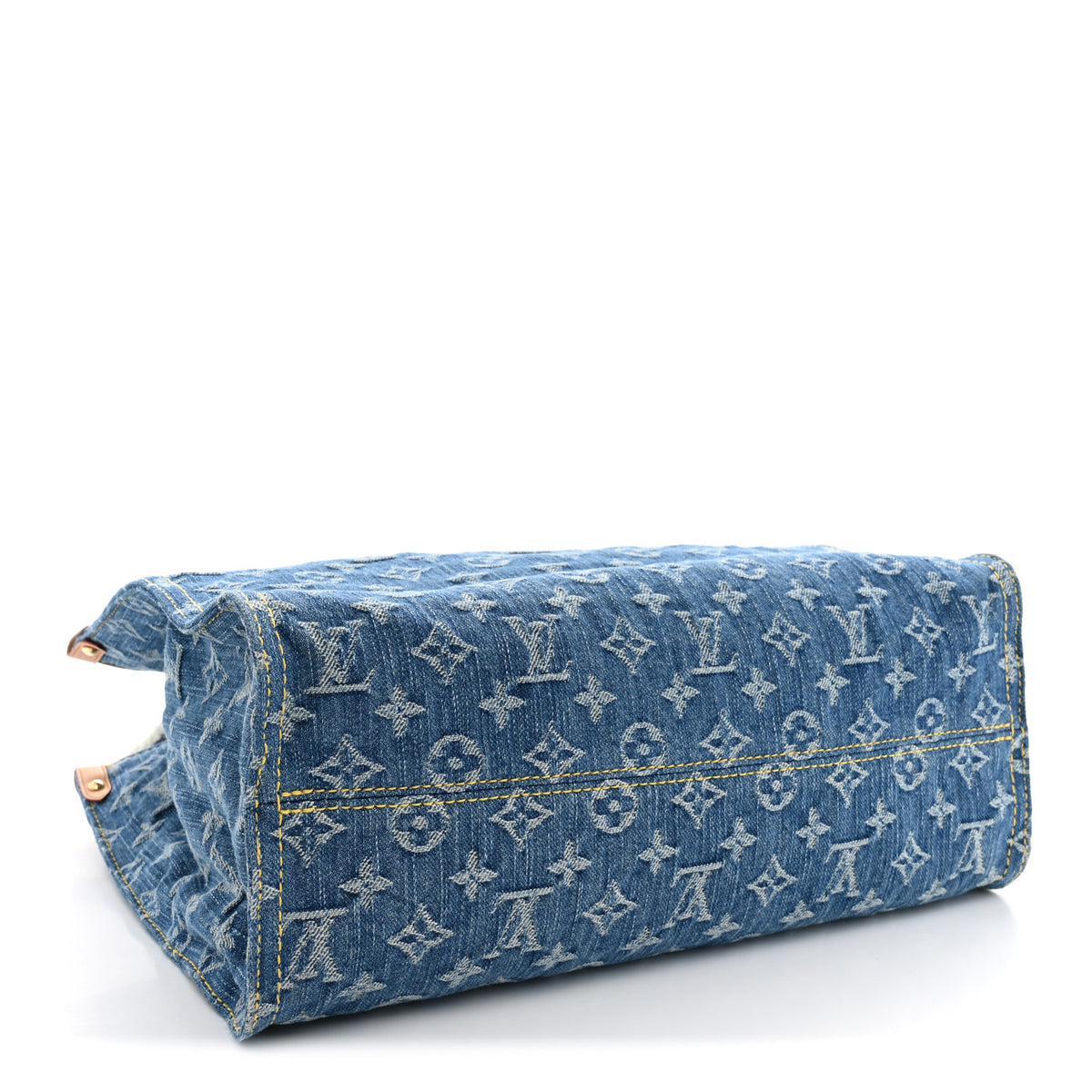 Monogram Denim Onthego MM Blue