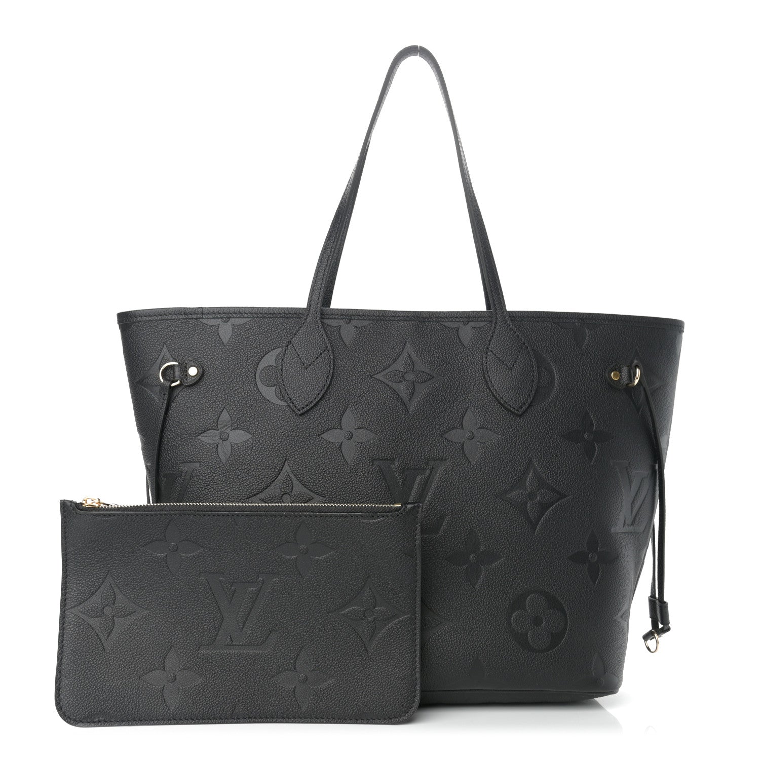 Louis Vuitton Empreinte Monogram Giant Neverfull MM Black 1 of 10