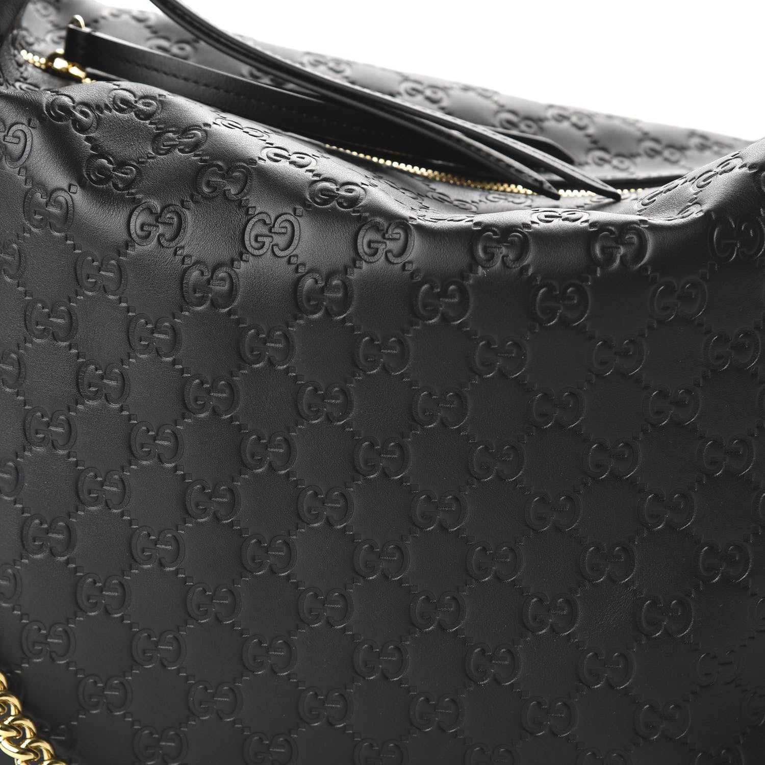 Gucci Guccissima Signature Large Linea A Hobo Black 10 of 10
