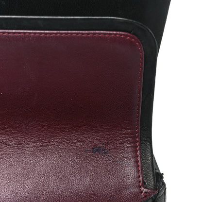 Chanel Lambskin Quilted Medium Double Flap Black 12 of 14