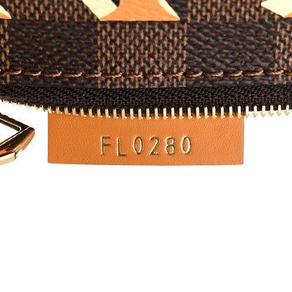 Louis Vuitton Damier Ebene Belmont PM Safran 7 of 11