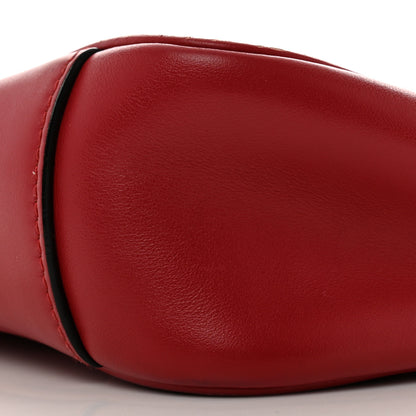 Gucci Calfskin Matelasse Small GG Marmont Shoulder Bag Hibiscus Red 10 of 13