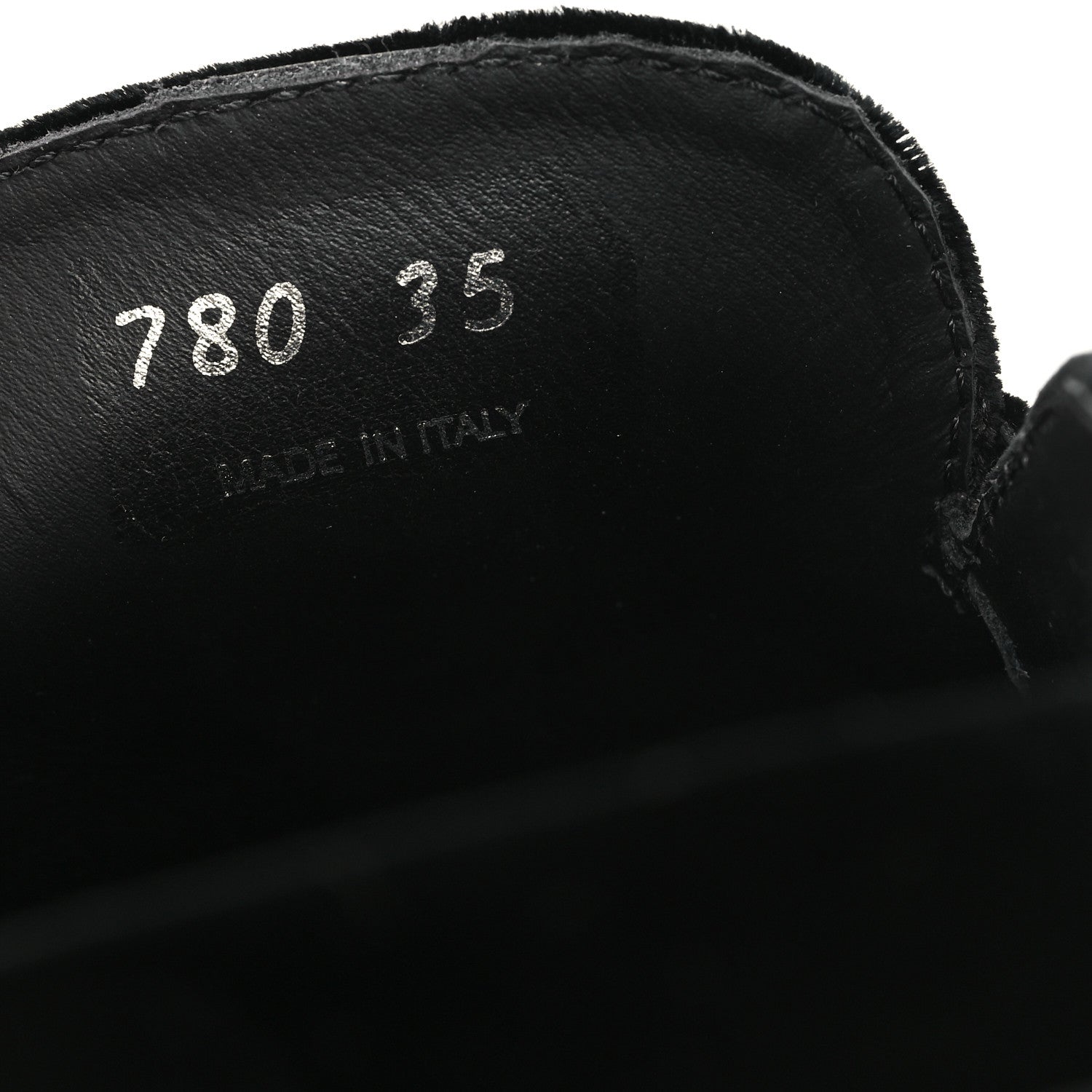 Prada Velluto Metal Triangle Logo 20mm Flat Mules 35 Black 8 of 10