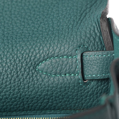 Hermes Togo Kelly Retourne 28 Malachite 19 of 37
