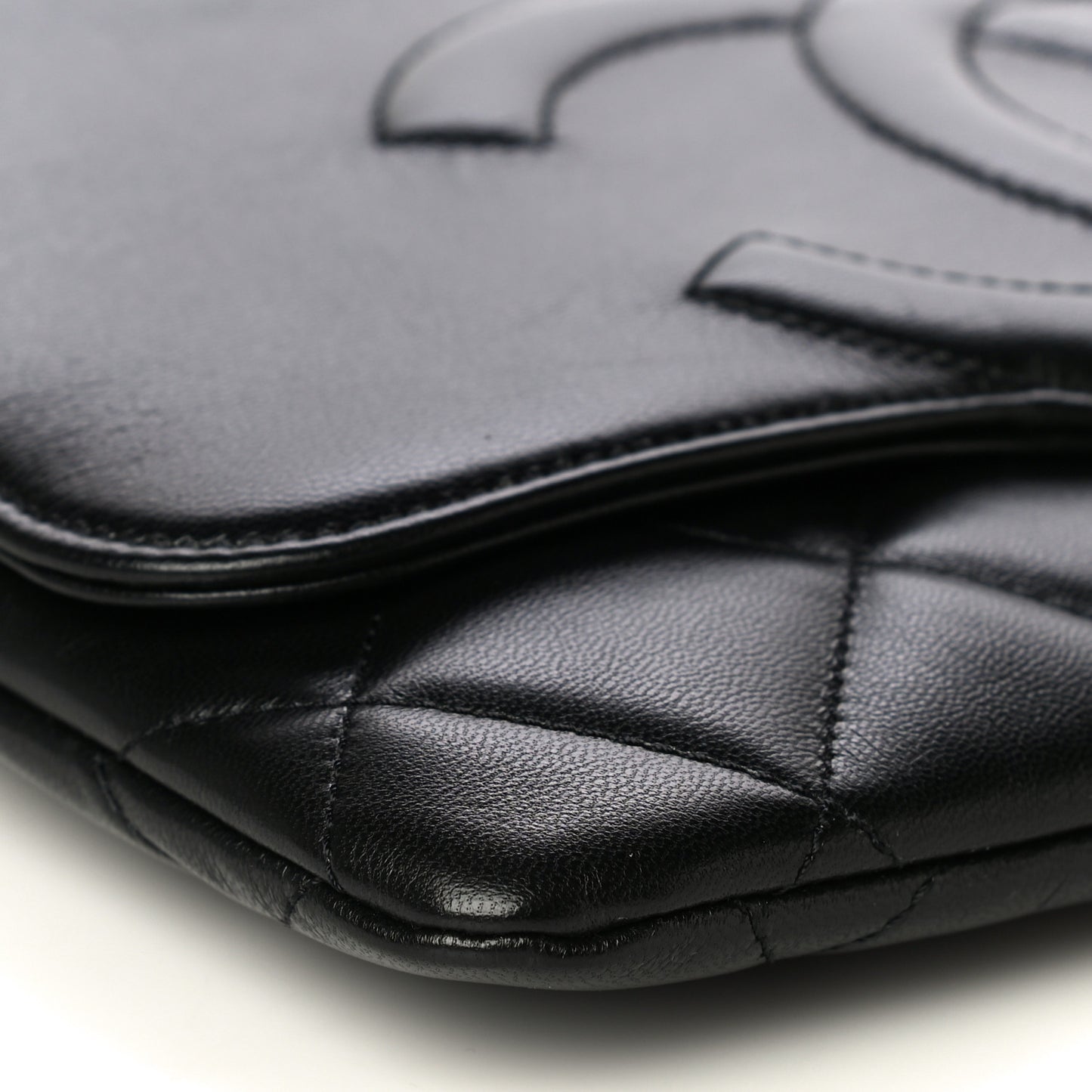 Goatskin Quilted Timeless CC Clutch Black