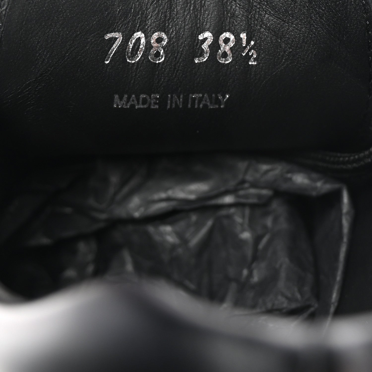 Prada Spazzolato Rois Sfumato Monolith 55mm Derby Loafers 38.5 Black Argento 9 of 9