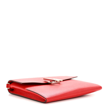 Hermes Chevre Mysore Cinhetic To Go Wallet Rouge De Coeur 4 of 12