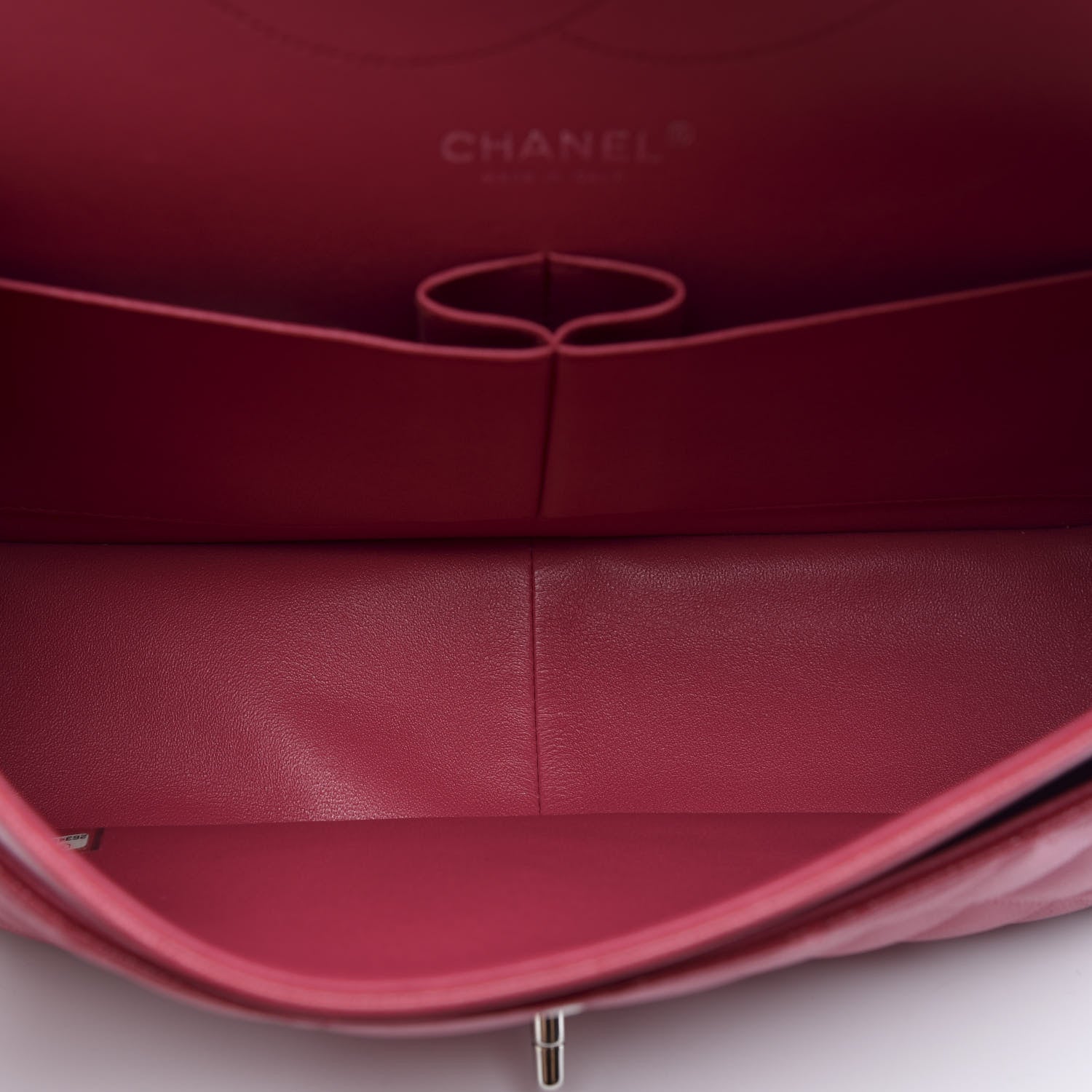 Chanel Caviar Quilted Jumbo Double Flap Red 5 of 10