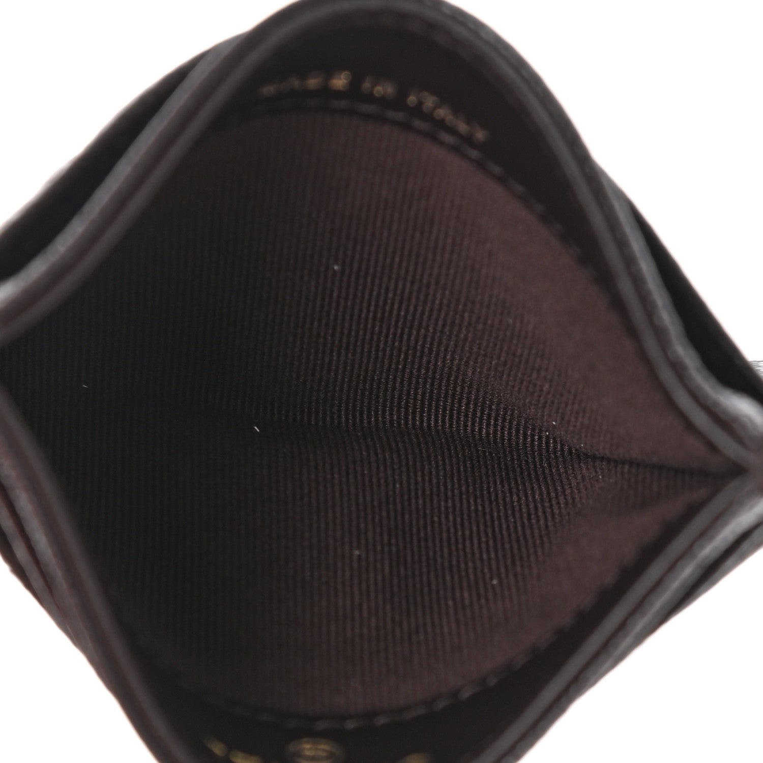Chanel Caviar Quilted Card Holder Dark Brown 5 of 9
