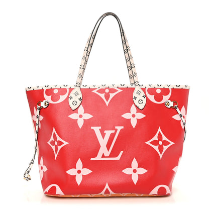 Louis Vuitton Monogram Giant Neverfull MM Rouge 1 of 11