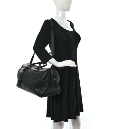 Saint Laurent Calfskin Classic Duffle 12 Black 2 of 18
