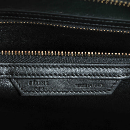 Celine Smooth Calfskin Mini Luggage Black 7 of 8
