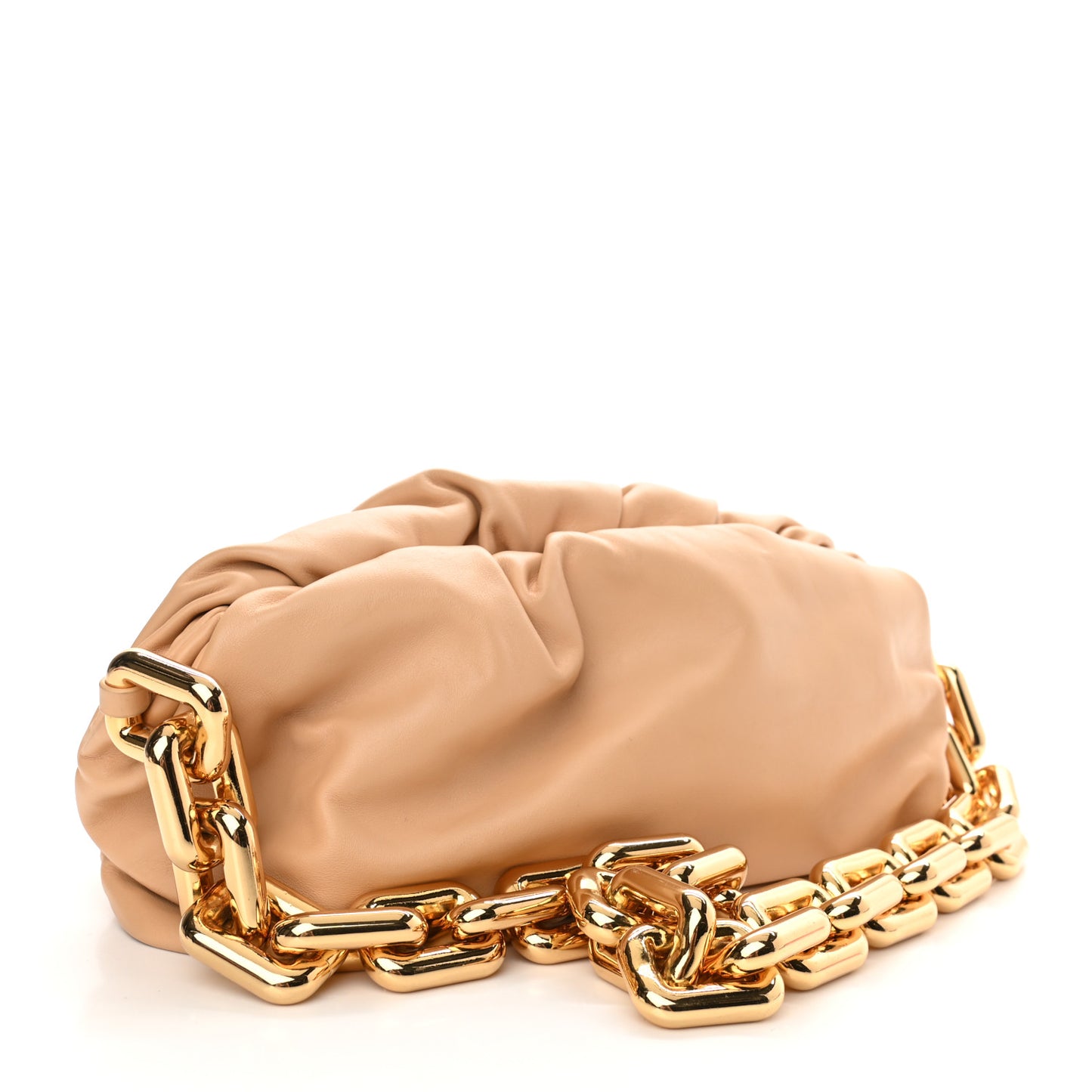 Calfskin The Pouch Chain Almond