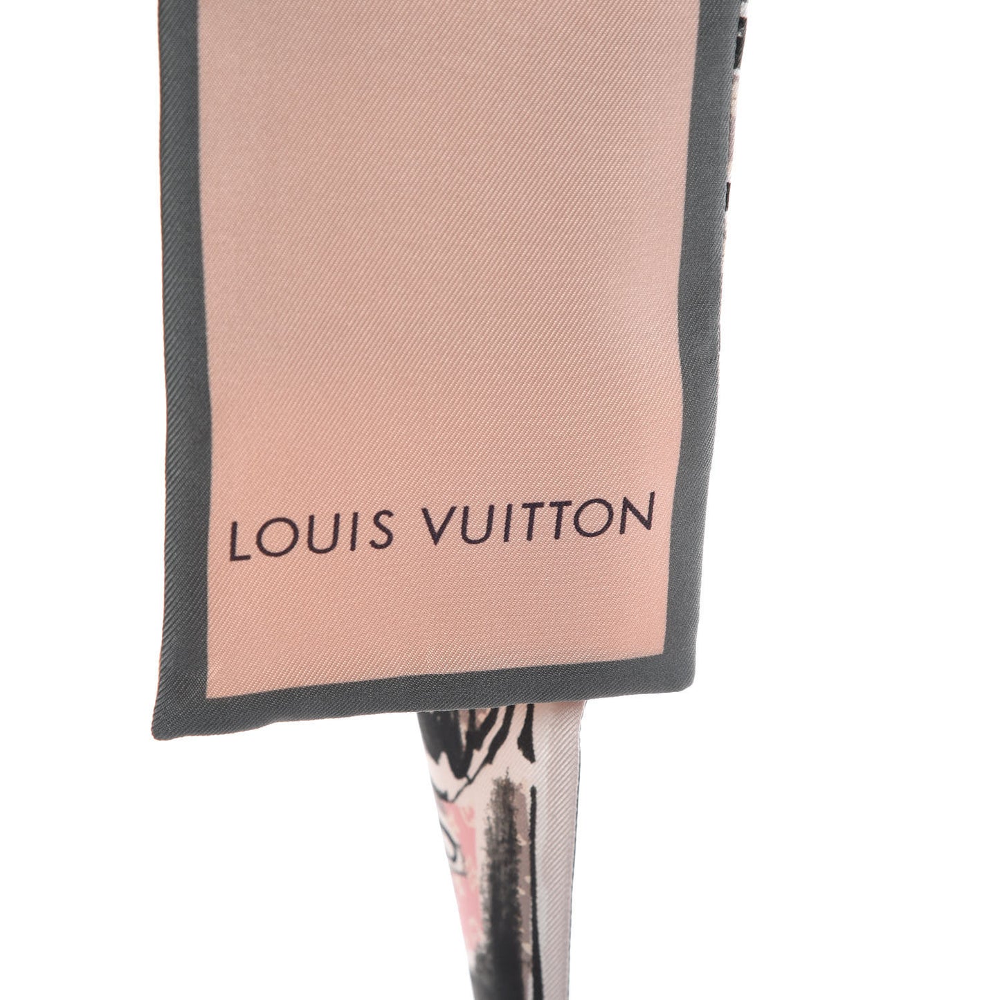 Silk Monogram Trunks Bandeau Rose Poudre