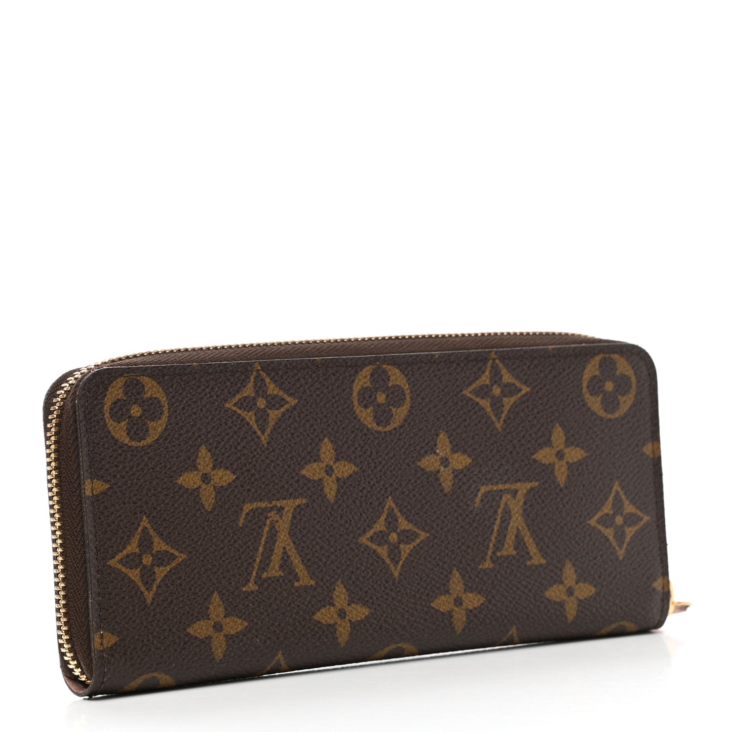 Monogram Clemence Wallet Rose Ballerine