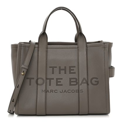 Marc Jacobs Grained Calfskin Medium The Tote Bag Taupe 1 of 10