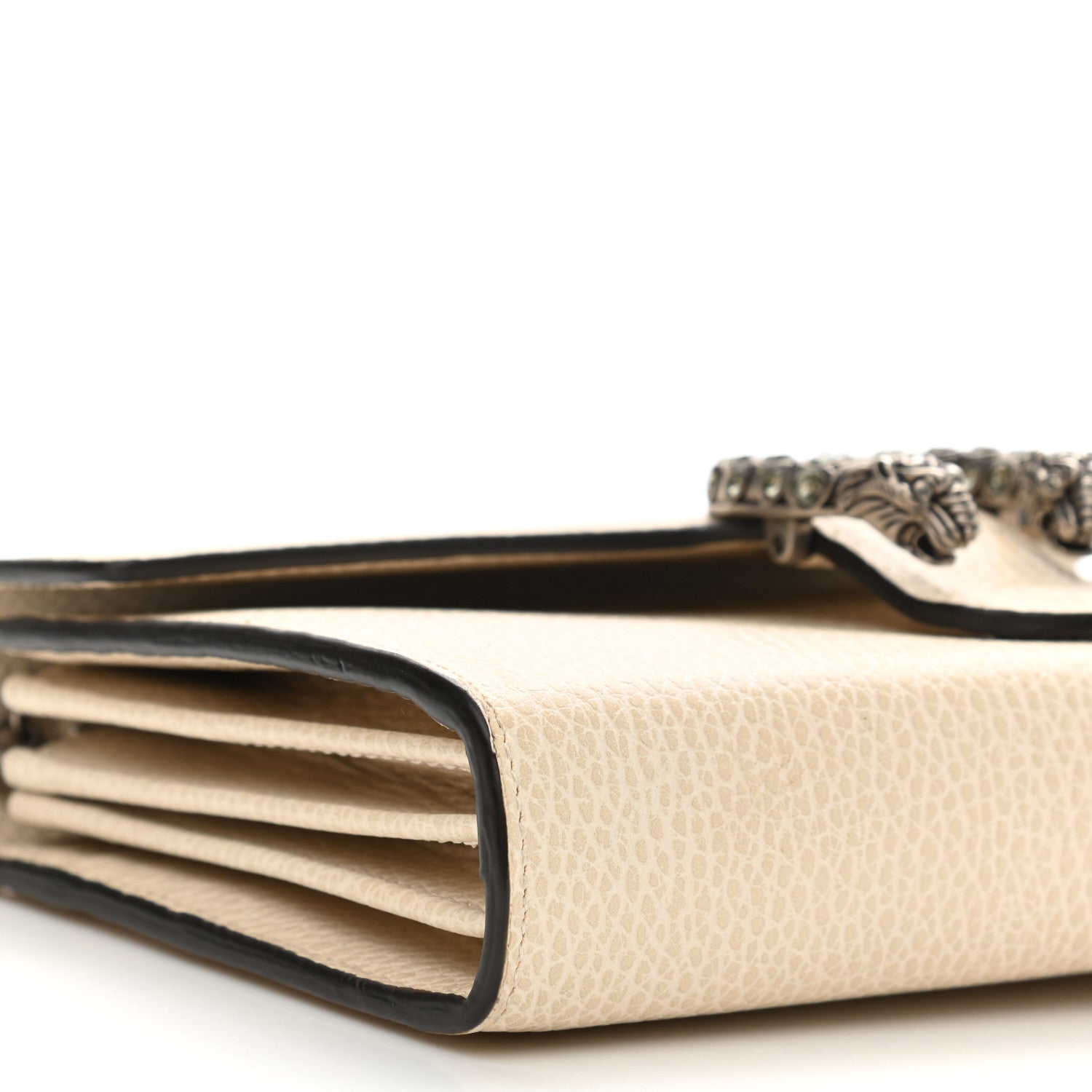 Gucci Dollar Calfskin Mini Dionysus Chain Wallet Mystic White 9 of 12