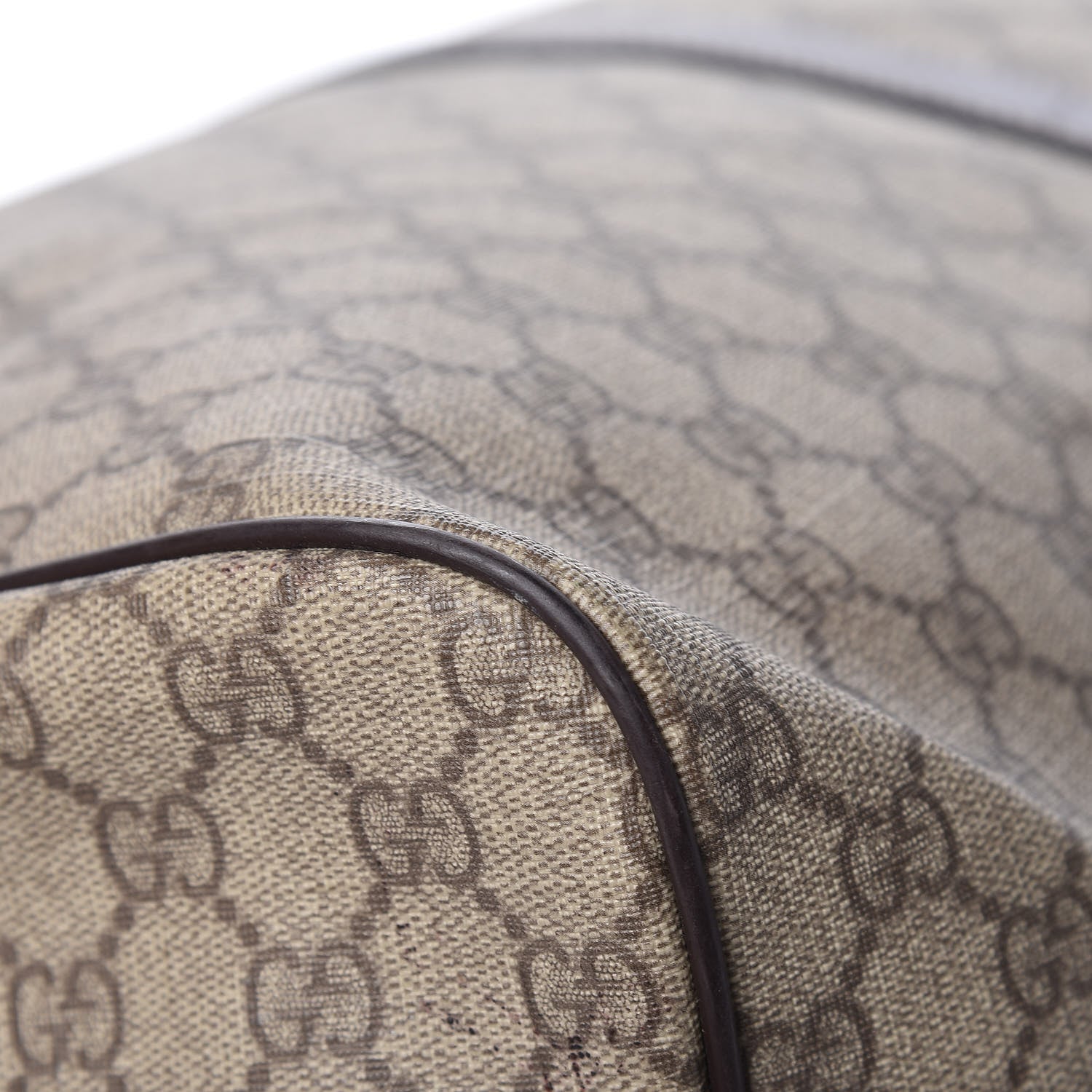 Gucci GG Plus Monogram Large Carry On Duffle Bag Brown 12 of 14