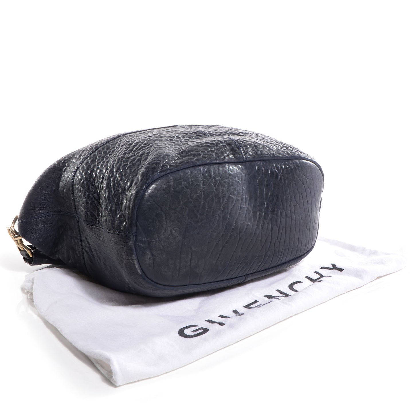Pebbled Calfskin Medium Nightingale Navy