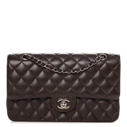 Chanel Caviar Quilted Medium Double Flap Brown 1 of 10