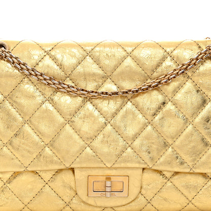 Chanel Metallic Calfskin Quilted 2.55 Reissue 226 Flap Gold 8 of 10