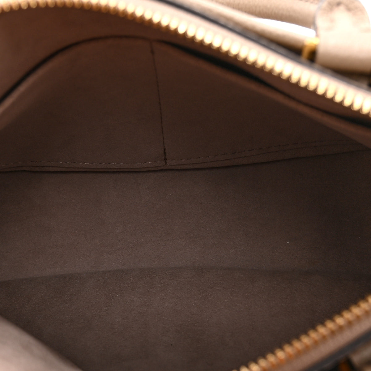 Louis Vuitton Empreinte Monogram Giant Trianon PM Tourterelle Creme 5 of 9