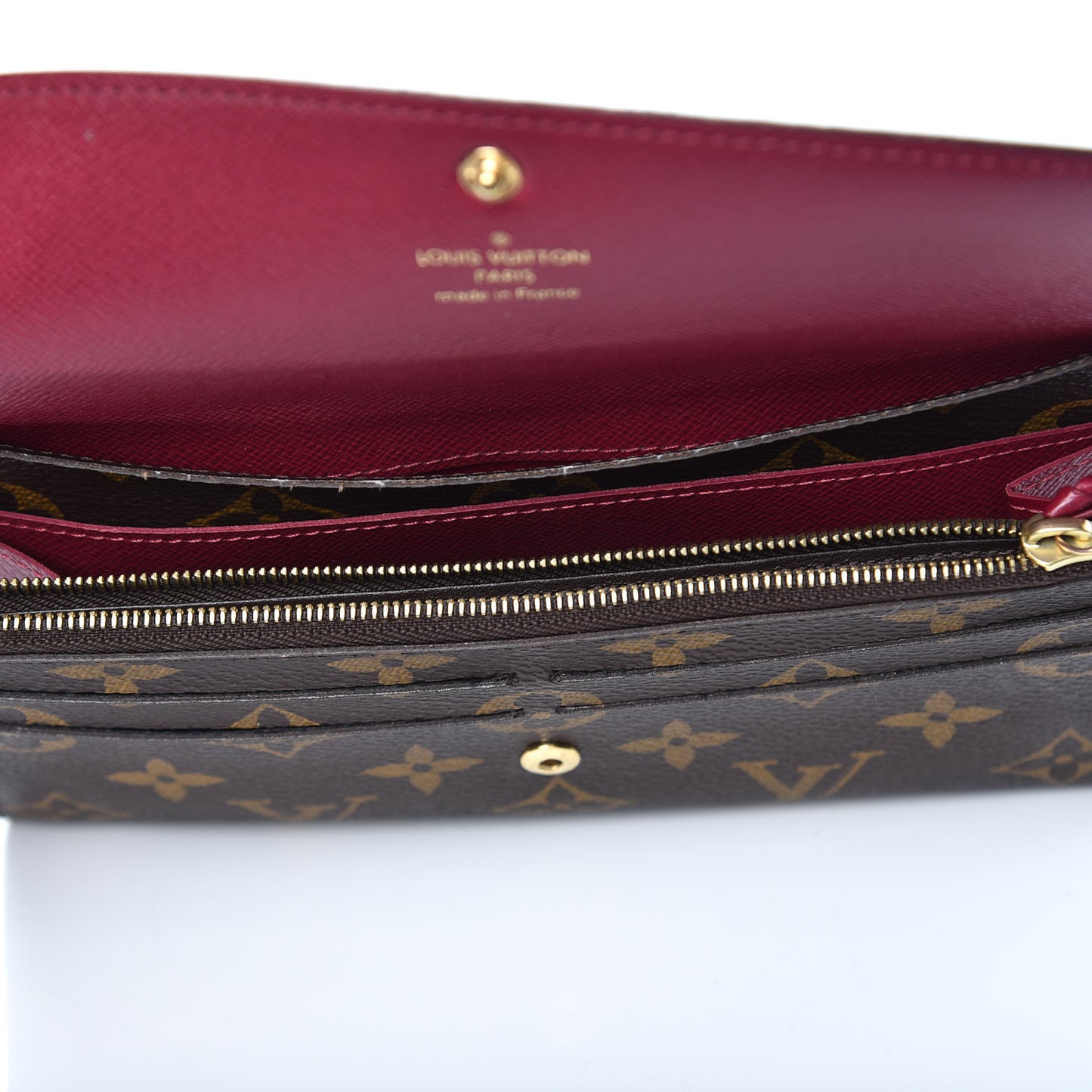 Monogram Emilie Wallet Fuchsia