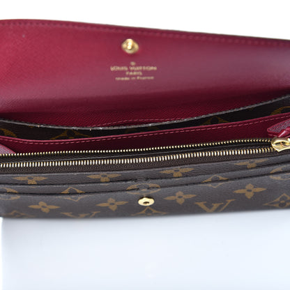 Louis Vuitton Monogram Emilie Wallet Fuchsia 8 of 16