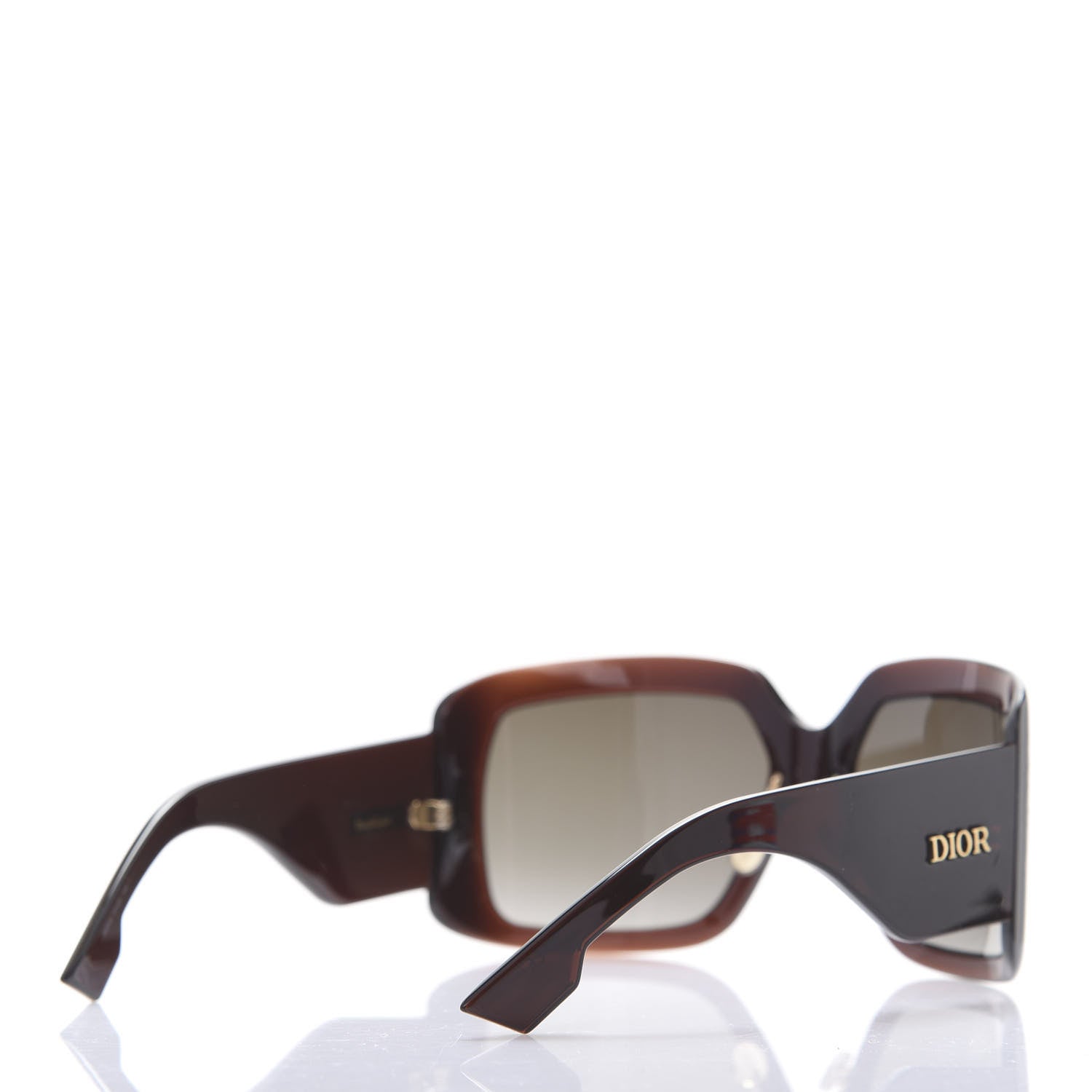 Christian Dior Acetate DiorSo Light 2 Shield Sunglasses Tortoise 4 of 7