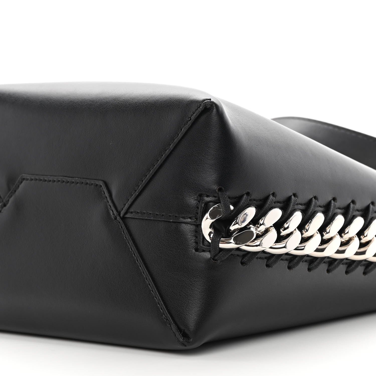 Stella McCartney Eco Alter Nappa Frayme Bucket Bag Black 7 of 11