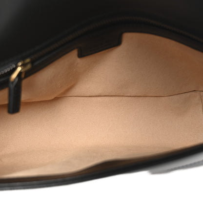 Gucci Calfskin Matelasse Small GG Marmont Shoulder Bag Black 5 of 12