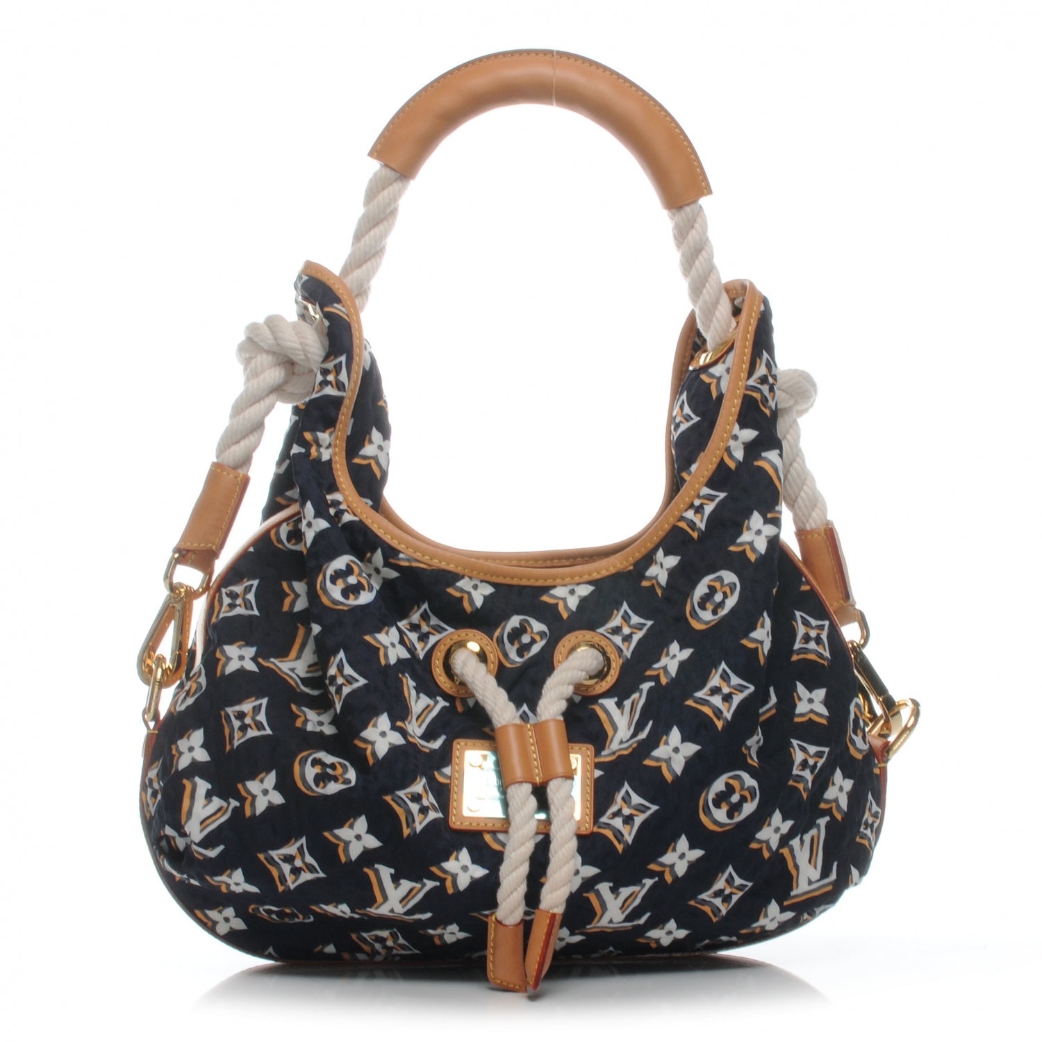 Louis Vuitton Canvas Monogram Cruise Bulles MM Navy 1 of 8