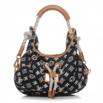 Louis Vuitton Canvas Monogram Cruise Bulles MM Navy 1 of 8
